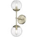 Avell Indoor Wall Sconce Wall Light in Modern Gold